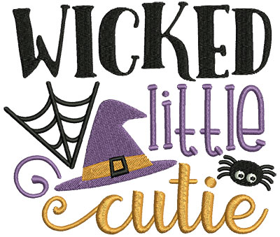 Embroidery Design: Wicked Little Cutie 5.27w X 4.50h