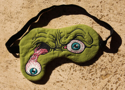 Embroidery Design: Zombie Sleep Mask4.51H x 7.08W