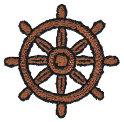Embroidery Design: Ship Wheel2.99" x 2.94"
