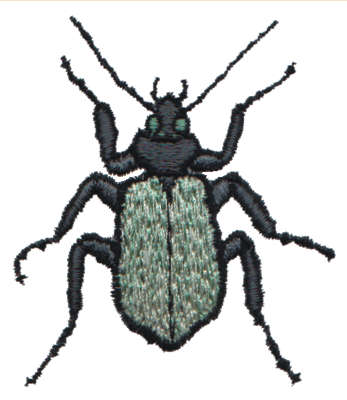 Embroidery Design: Beetle Bug2.61" x 3.01"