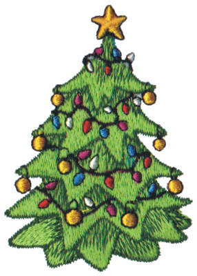Embroidery Design: Snow Globe Christmas Tree2.05" x 2.98"