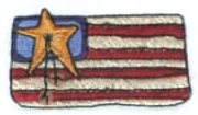 Embroidery Design: Americana Flag2.19" x 1.21"