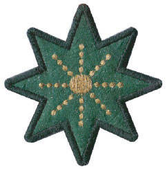 shining star ornament embroidery design