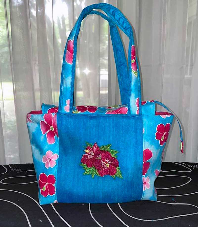 Hibiscus purse