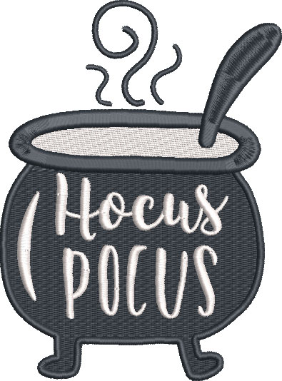 hocus pocus saying embroidery design