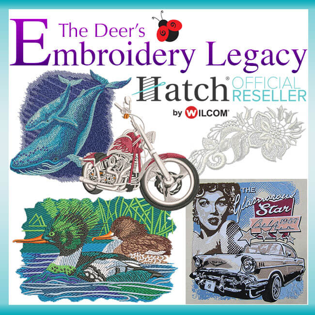 Hatch Embroidery Software Bonus Designs