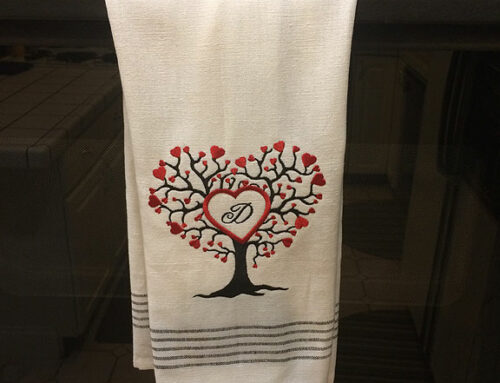 How to Embroider on Terry Cloth Towels