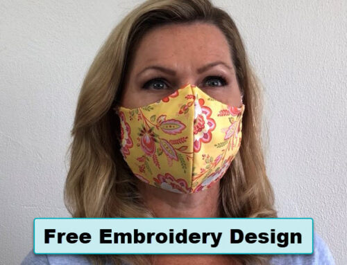 Free In-The-Hoop Face Mask Embroidery Design & Tutorial