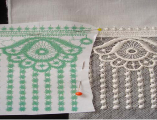 How To Embroider Continuous Freestanding Lace