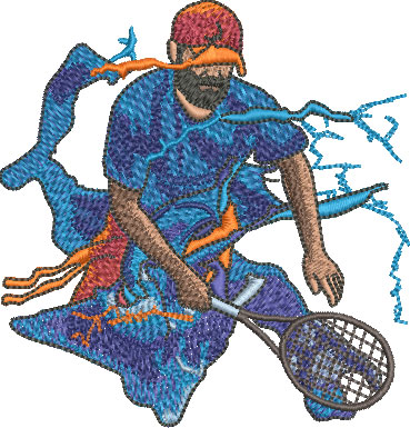 splash tennis embroidery designs