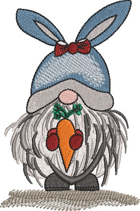 Egbert Gnomekin Embroidery Design