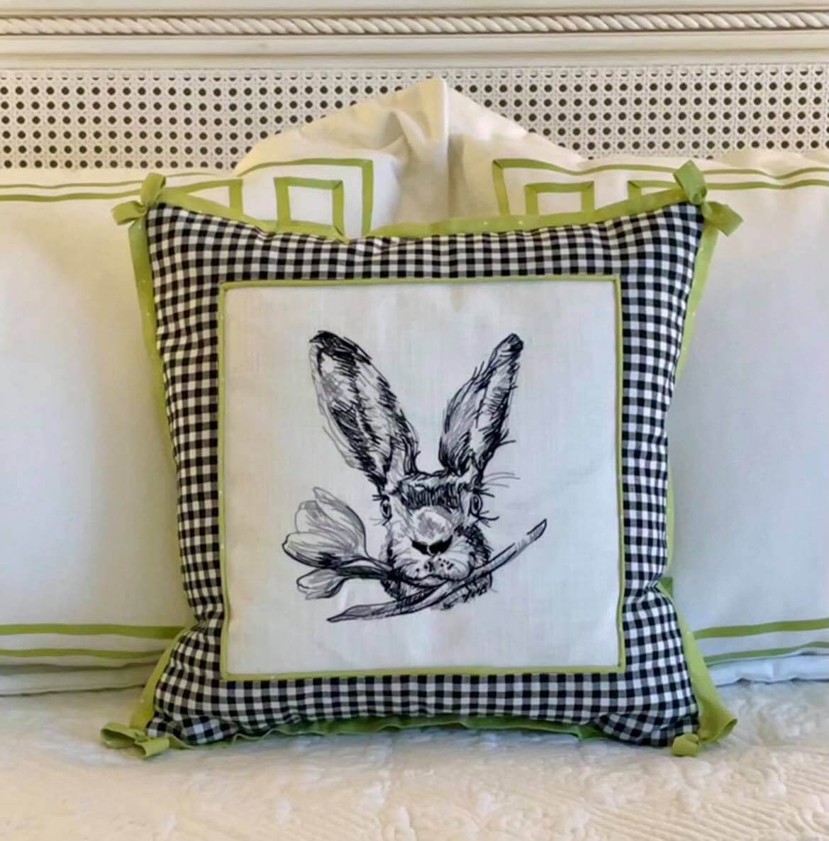 Easter Design on Pillow