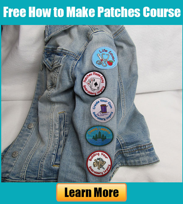 Free Embroidery Patches Made Easy course