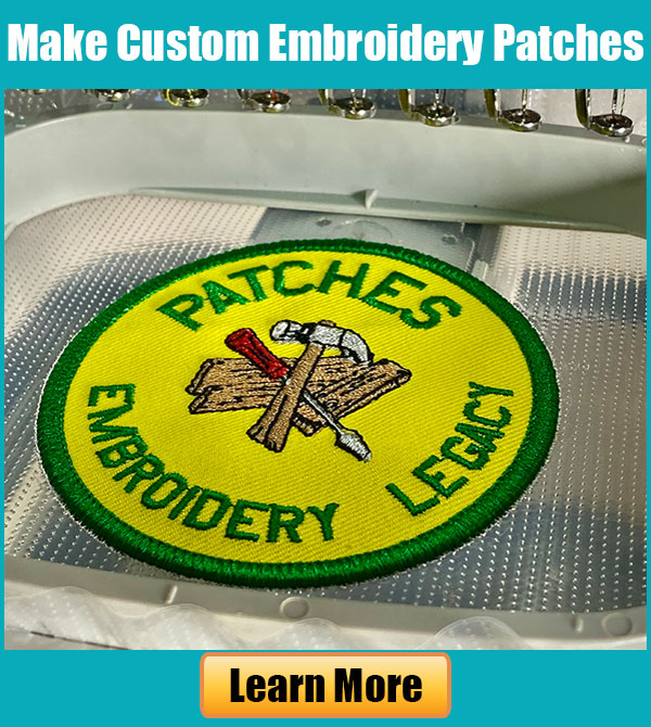 How to make embroidery patches