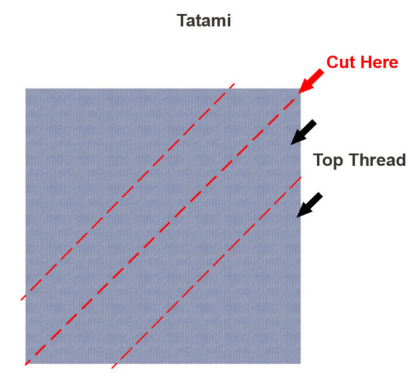 Tatamis stitch