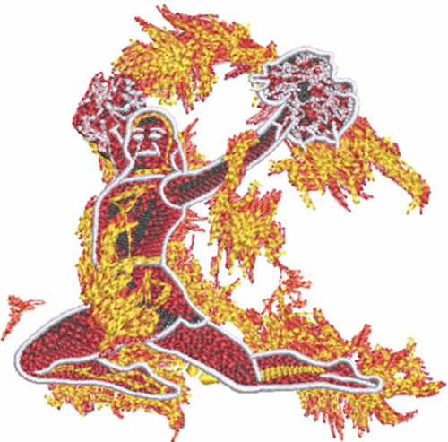 cheerleading fire embroidery design