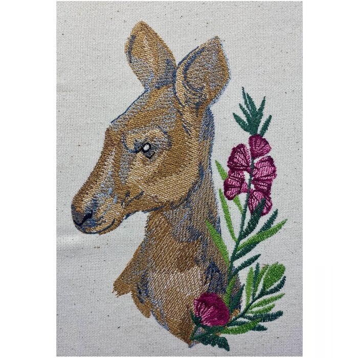 Deluxe Kangaroo embroidery design