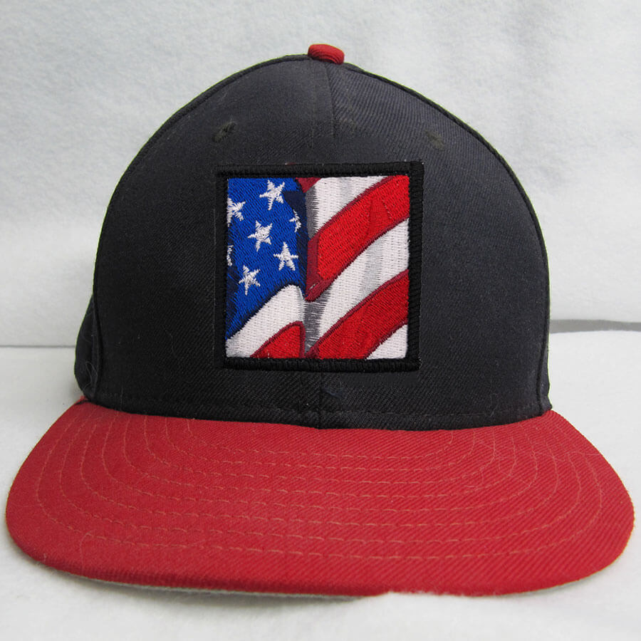 American flag patch cap