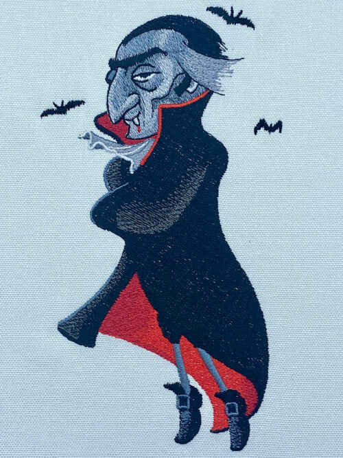 Halloween Gang Vampire embroidery design