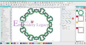 Hatch Embroidery Design Software celtic step 4-5