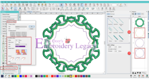 Hatch Embroidery Design Software celtic step 6-7