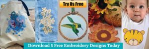 Free Embroidery Legacy Design Kit