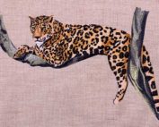 leopard embroidery design