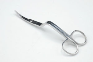 double edge curved scissors