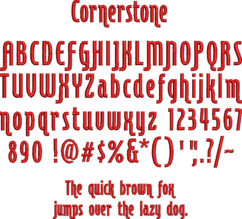 Cornerstone BX Native Font