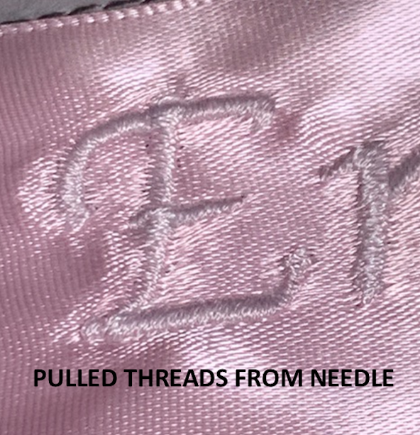 pulled threads ribbon
