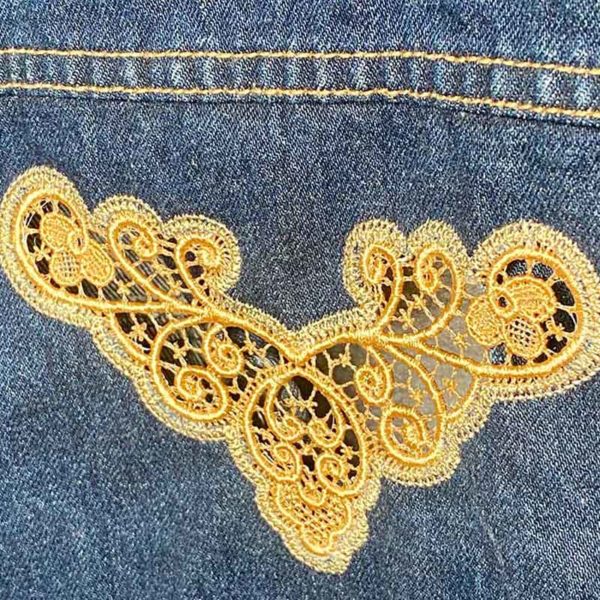 Embroidery Project: Cutwork lace