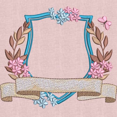 Baby Crest Embroidery Design