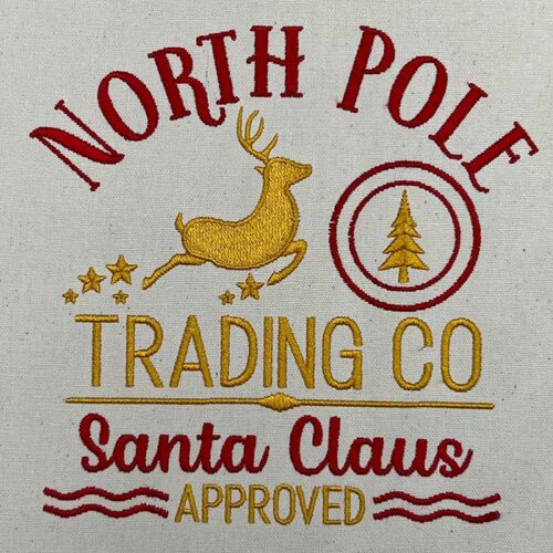 north pole trading embroidery design