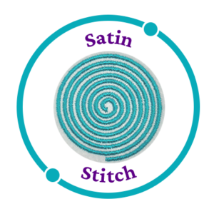 Satin Stitch Embroidery Digitizing Example