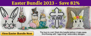 Easter Embroidery Design Bundle - Desktop Banner