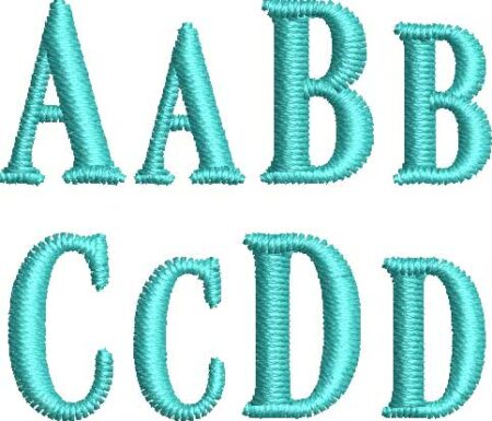 ESA Embroidery Font