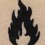 Flames embroidery design