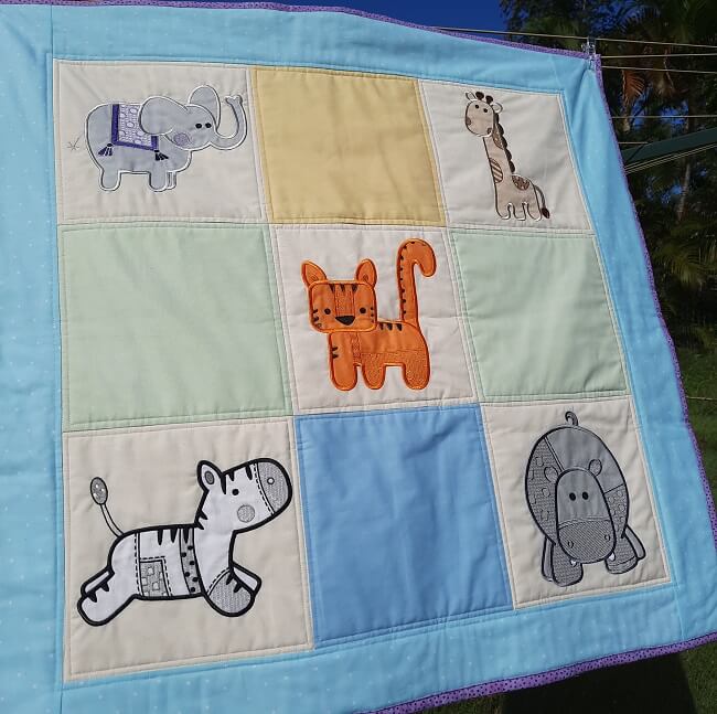 animal quilt embroidery designs