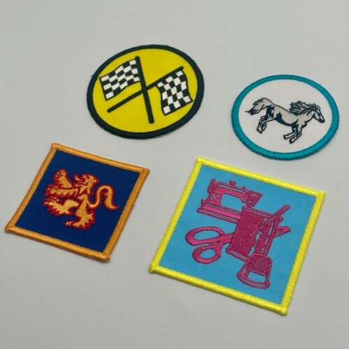 Square & Circle Embroidery Patches