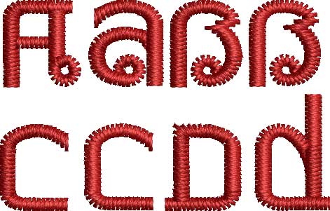 ESA Embroidery Designs Thai font