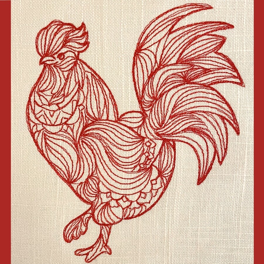 Design Doodler Embroidery Software Trial Rooster