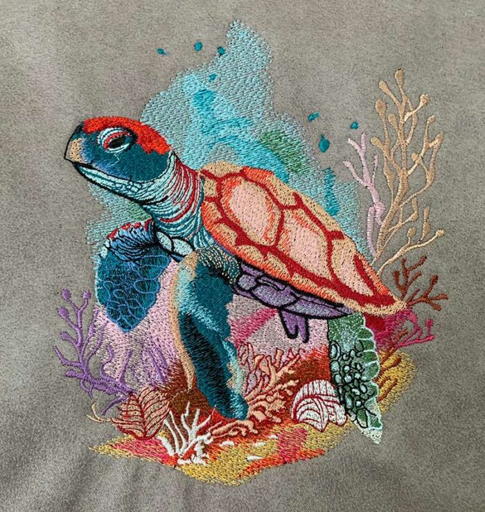 sea turtle 1 sew out