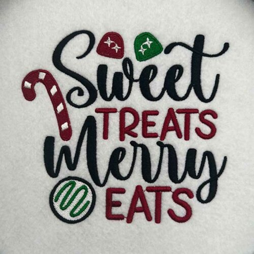 sweet treats embroidery design