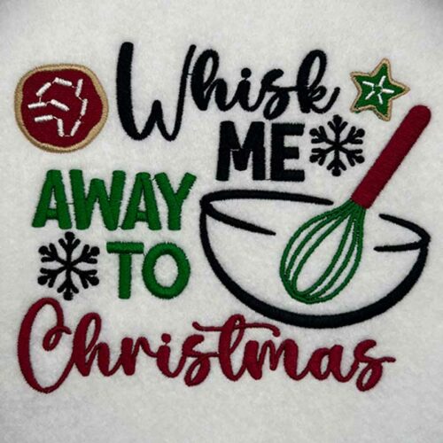 whisk me away embroidery design