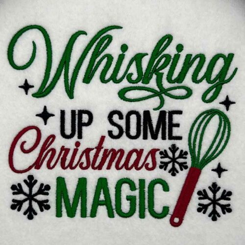 whisking magic embroidery design