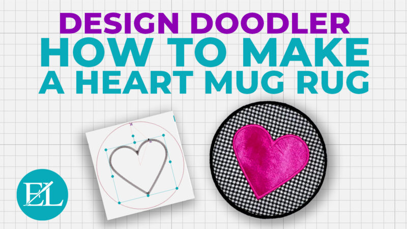 Design Doodler mug rug tutorial 1