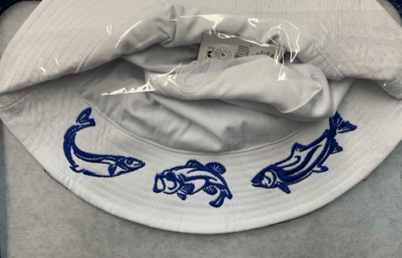 embroidering bucket hat
