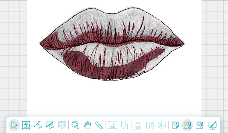 lip highlights doodler