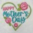 Happy Mothers day embroidery design