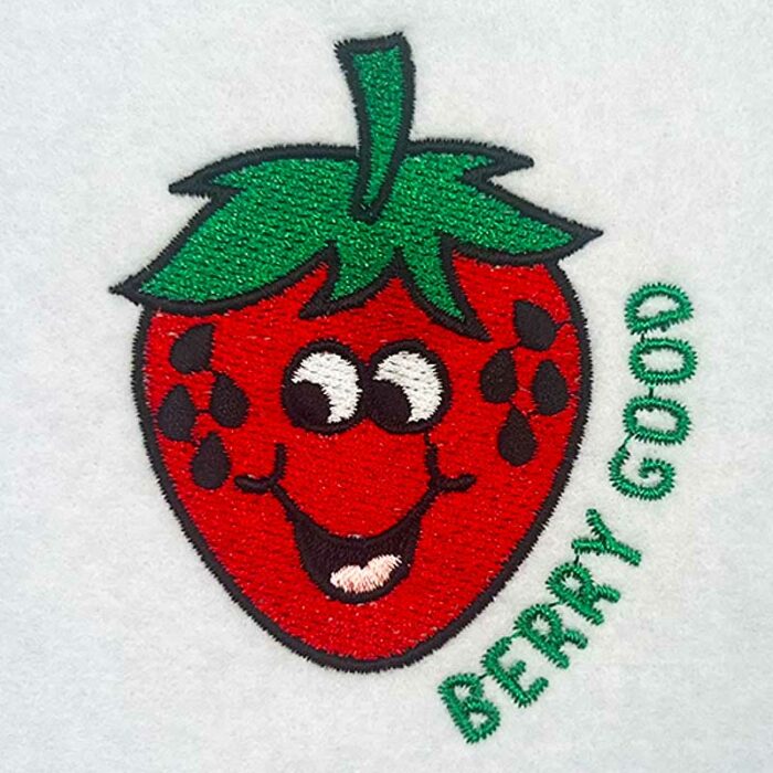 Berry good embroidery design